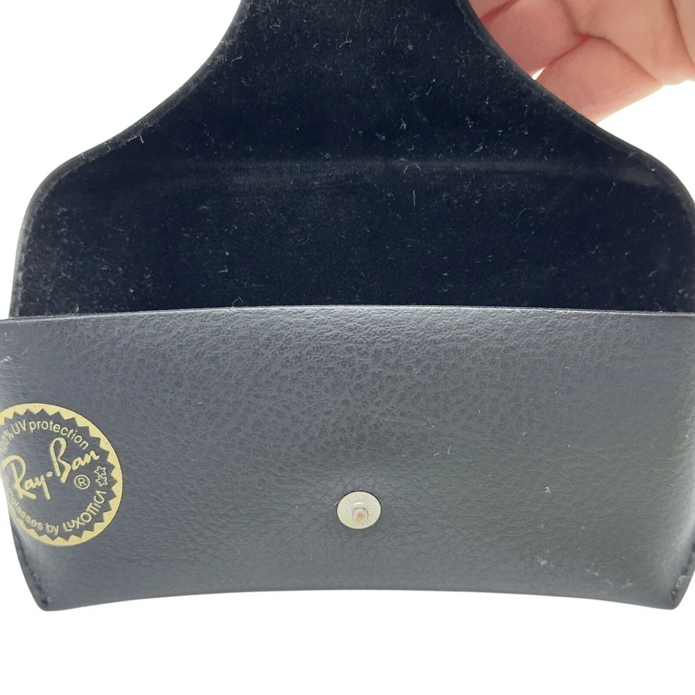 Original Ray Ban Medium Sunglass Sunglasses Case‎ Only Semi-hard Snap Close